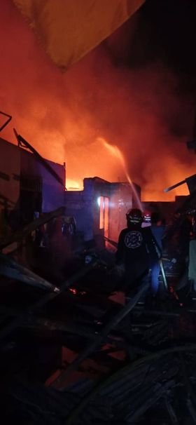 Sedap malam di serang seluruh Pos Damkar