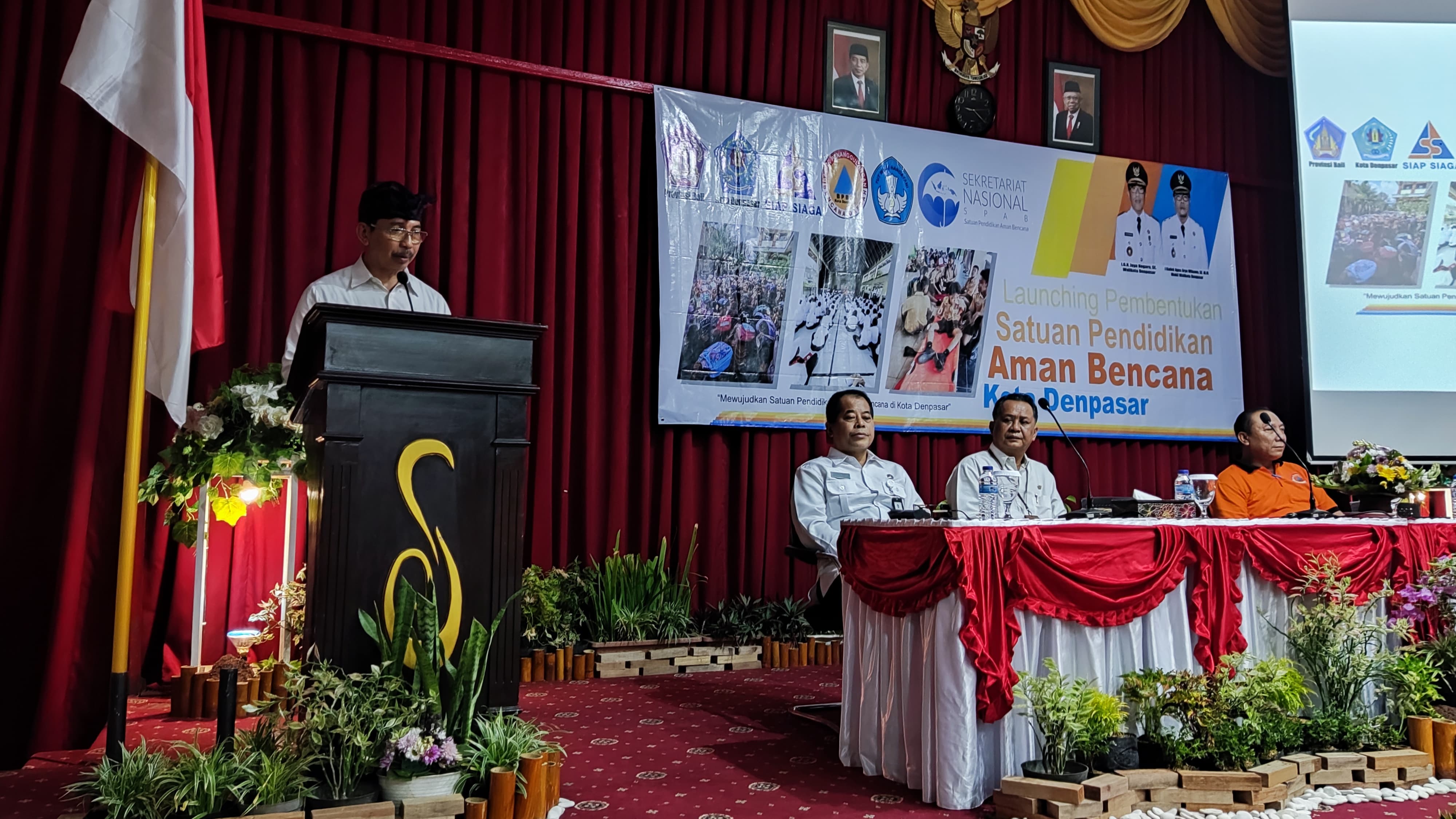 Satuan Pendidikan Aman Bencana di Luncurkan BPBD Denpasar