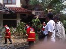 Kantor Bekas Dinas Kependudukan dan Capil Kab. Badung  Nyaris Ludes Terbakar