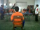 Pertandingan Tenis Meja Beregu Dalam Rangka HUT BPBD ke- 4
