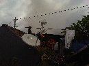 Kebakaran di kawasan Br. Mertayasa rumah lantai II