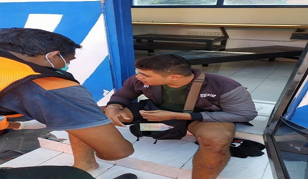Kecelakaan Lalu Lintas di Jalan Gatot Subroto Simpang Buluh Indah